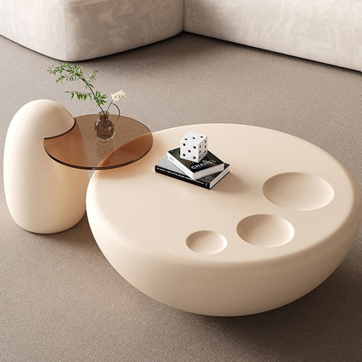 Cream-Style-Cat-Paw-Coffee-Table-Set-_-Modern-Minimalist-Living-Room