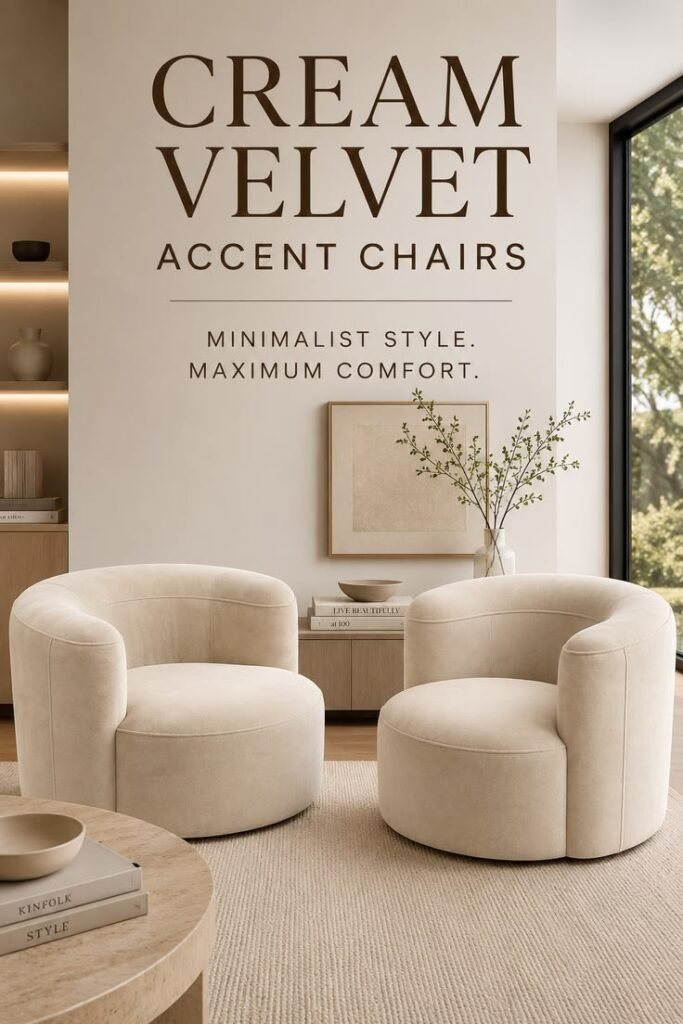 Cream-Velvet-Accent-Chairs-Set-of-2-for-Minimalist-Living-Room