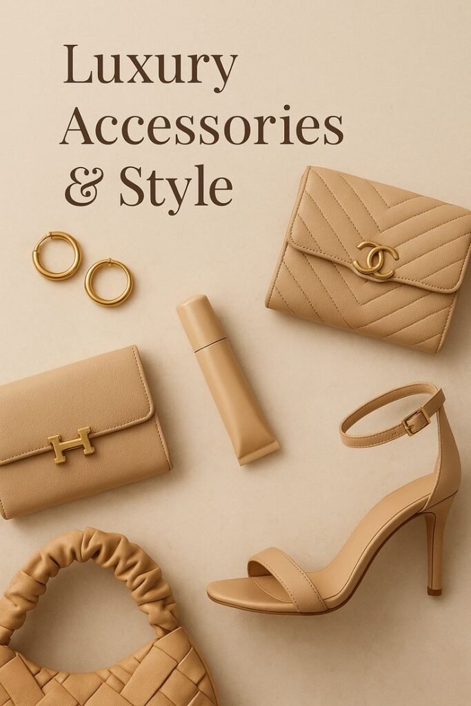 apsule accessories collection with neutral fashion pieces, organized handbags, jewelry, , foundation,shoes
