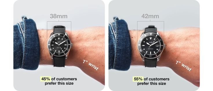 watch sizes