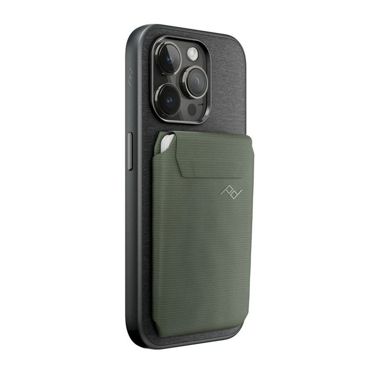 Peak Design Mobile Wallet attached to an Everyday Case for iPhone