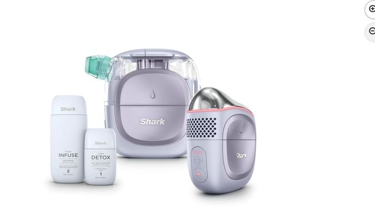 Shark Depuffi and traditional gua sha facial massage tools comparison.